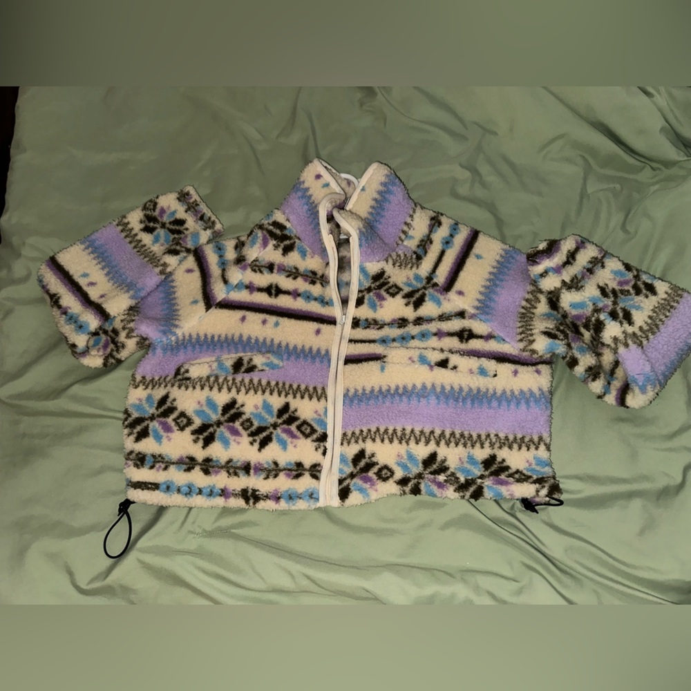 Large cropped jacket
